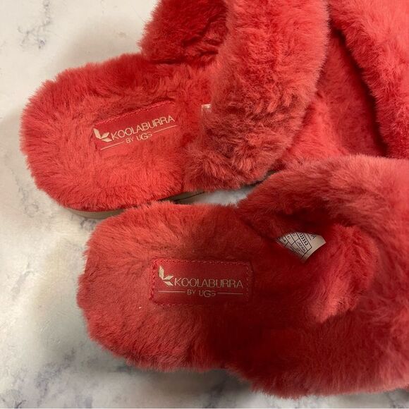 Ugg koolaburra coral faux fur slipper - Picture 3 of 6